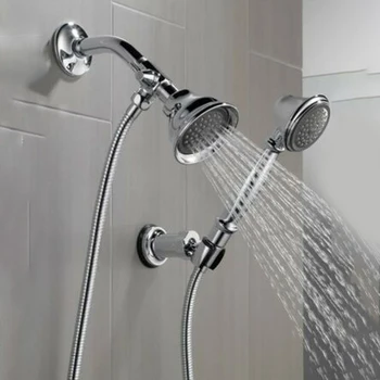 

G1/2" 3 Way T-adapter Chrome For Shower Head Arm Mount Diverter T-Valve Splitter One-piece Brass Body With Solid Metal Handle