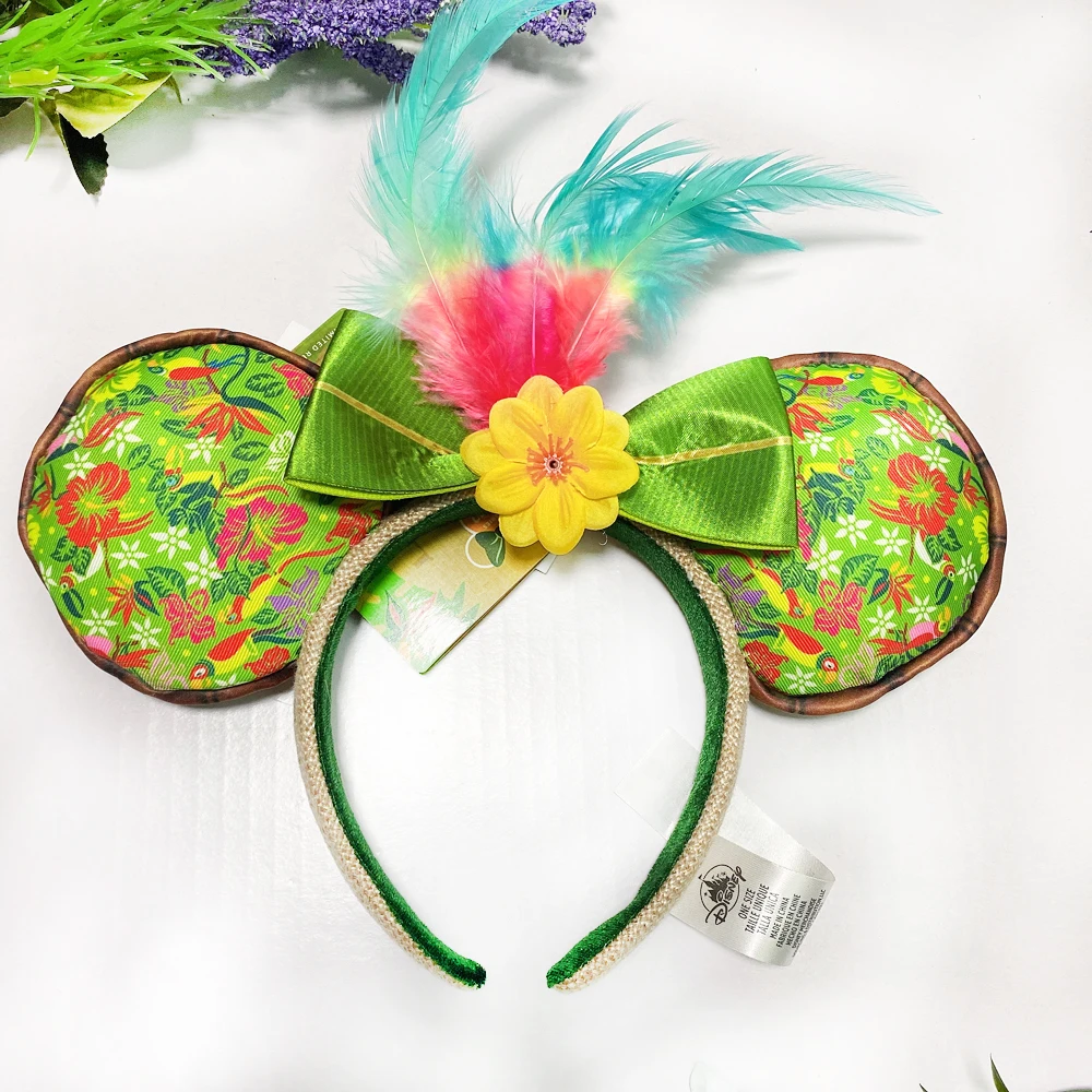 2022 Disney Mickey Ears Headband Firework Headband with Castle Peter Pan Cosplay Hairband Disneyland Letter Headband Gift baby accessories girl Baby Accessories