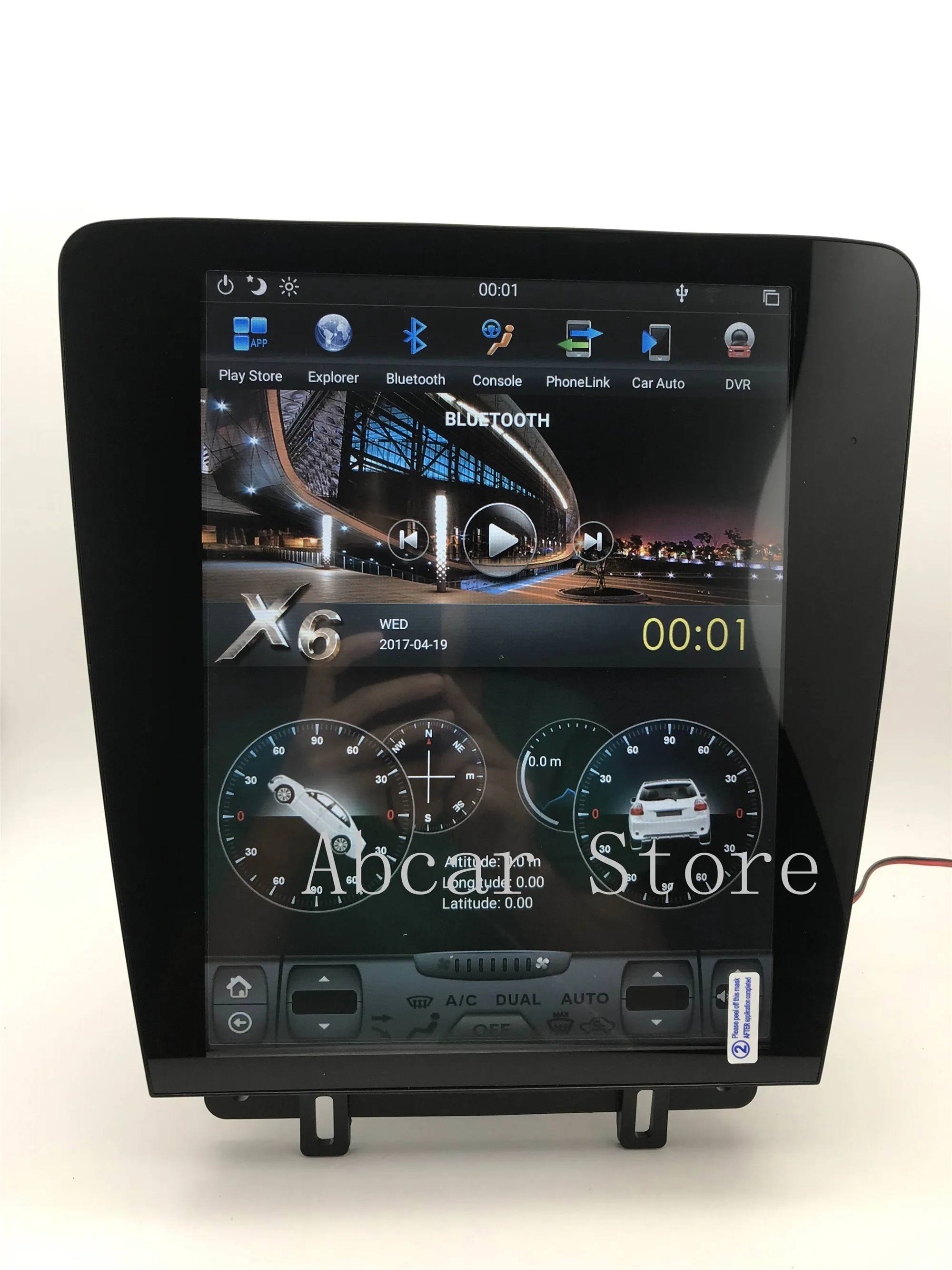 

12.1'' Tesla style Android 8.1 Car dvd player GPS Navigation For Ford Mustang 2010 2011 2012 2013 2014 stereo radio IPS px6