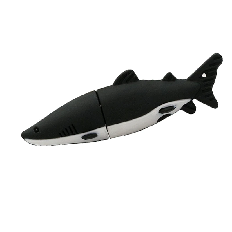Флешка акула мультфильм Рыба USB карта памяти креативный подарок игрушка Флешка 256 ГБ 128 ГБ 8 ГБ 64 ГБ 16 ГБ 32 ГБ флеш-накопитель