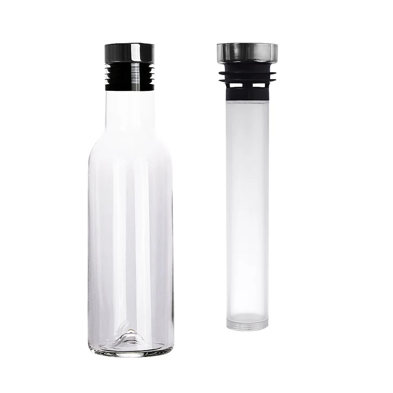 Crystal Glass Wine Cooler Decanter Bottle Stick Chiller for Champagne Drink cooler