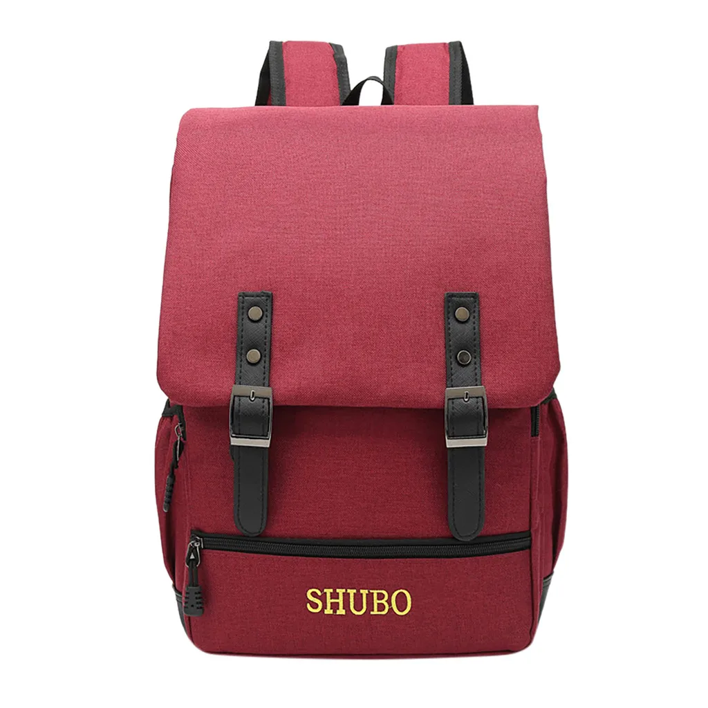 Мужской и женский рюкзак, сумка конфет, обновленная версия, персональный ретро рюкзак для путешествий, деловой рюкзак, Студенческая сумка - Цвет: RD