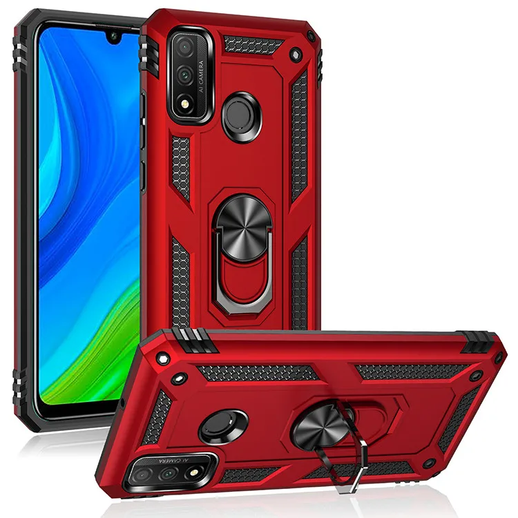 Luxury Shockproof Car Holder Ring Magnet Case For Huawei Nova Lite 3 Plus Bumper Soft Protector Cover 3+ | Мобильные телефоны и