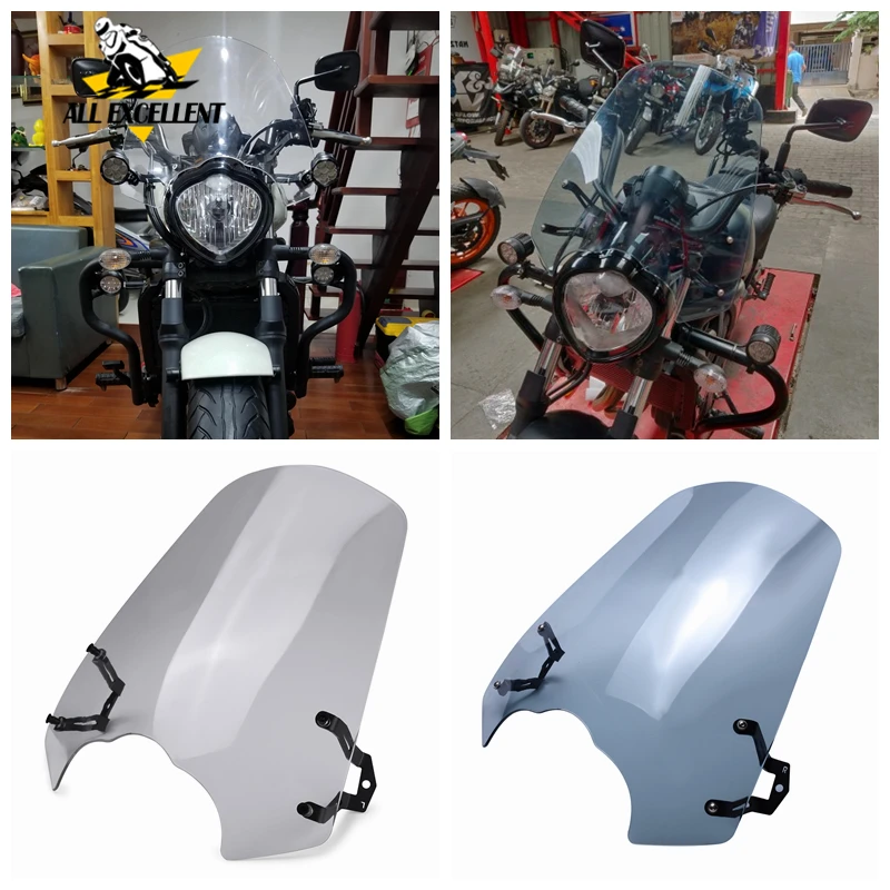 Ветровое стекло для Kawasaki Vulcan S 650 VN650 2015-2018 2016 2017 экран высокого качества из