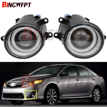 

2PCS LED Fog Light Angel Eye with lens for Toyota Prius/RAV4/Yaris/Camry/Corolla Fog Lamp Assembly for Lexus LX570/Scion