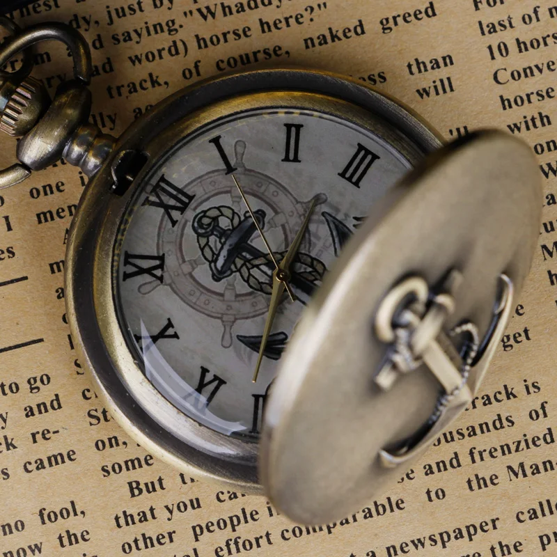 Рисунок 4 - Кварцевые карманные часы с рисунком якоря