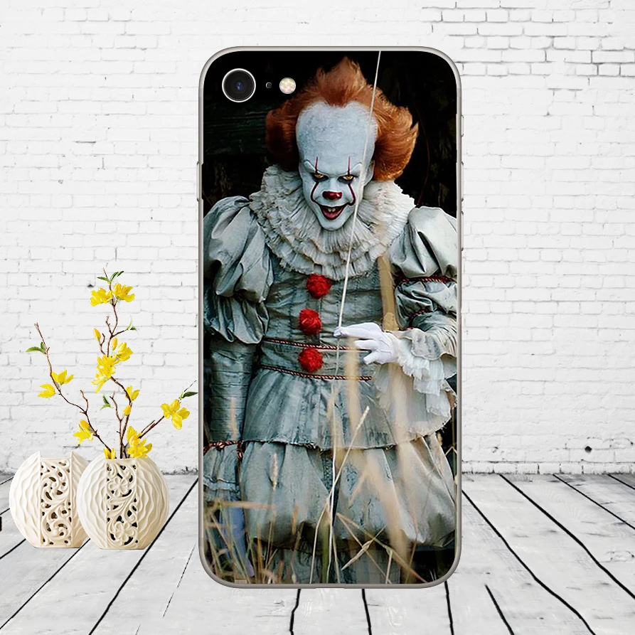 291DD Мягкий силиконовый чехол Pennywise The Clown Horror для iphone 5 5s se 6 6s 8 plus 7 Plus X XS SR MAX|Бамперы|
