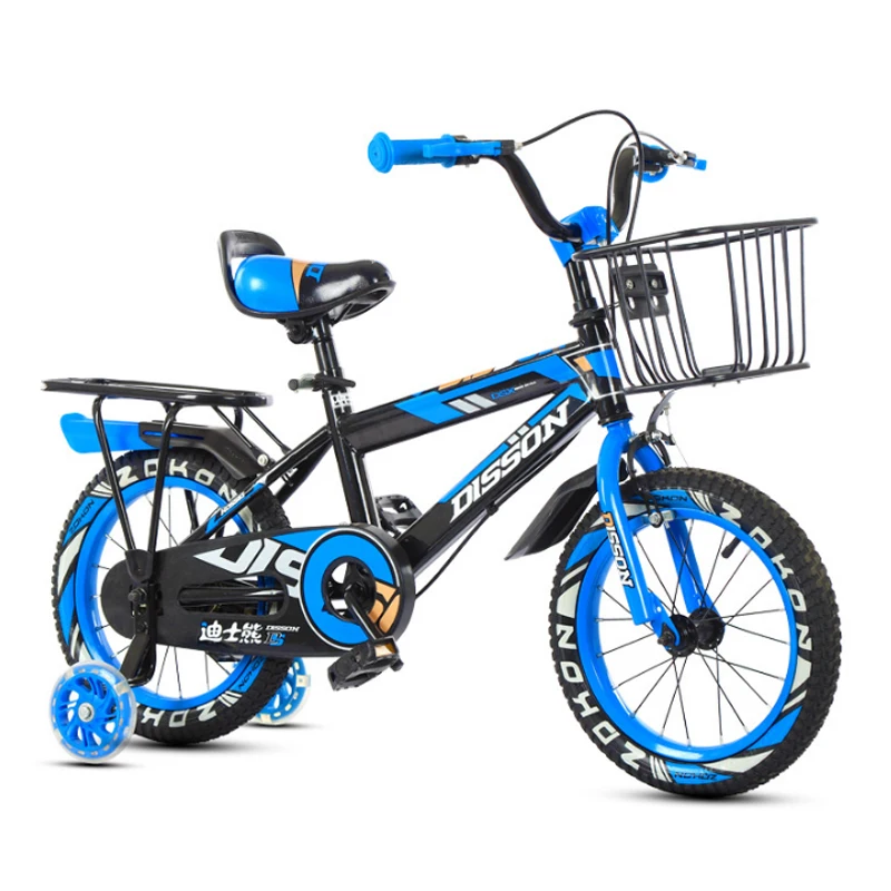 Children's bicycle 12 14 16 18 inch two wheel bike 2-9 years old boy girl ride kids bicycle with pedal basket and rear shelf