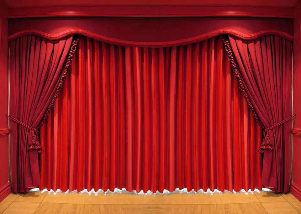 Capisco Backdrop For Photographic Studio Red Velvet Style Curtain