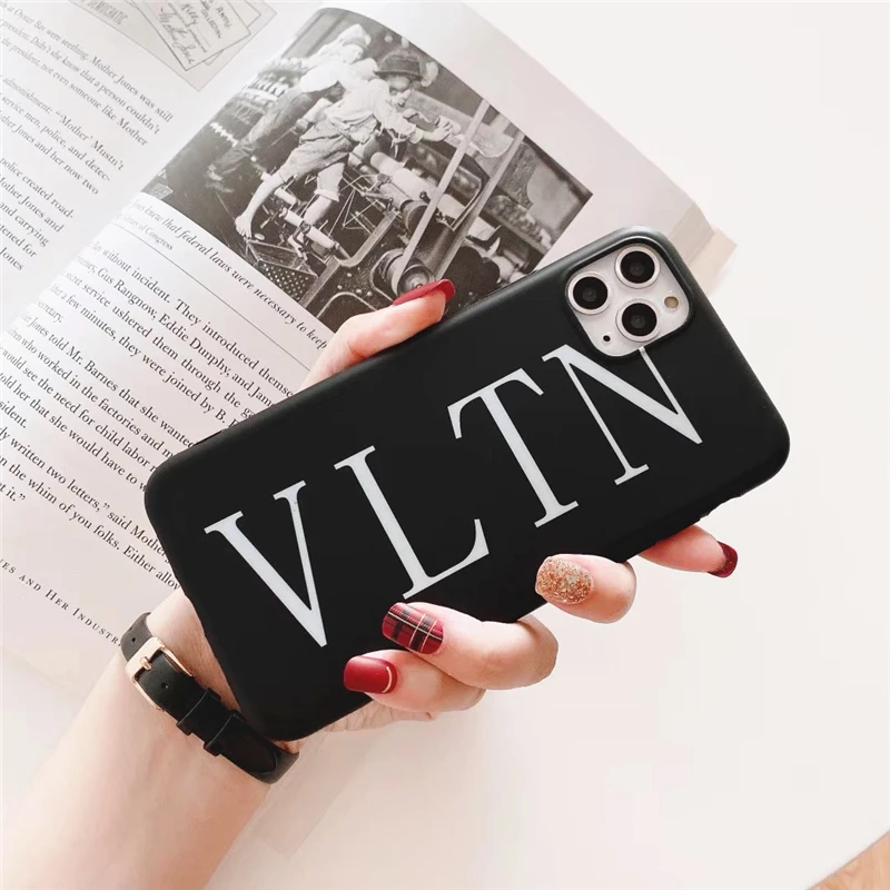 Роскошный камуфляжный чехол для iphone 11 Pro X XR XS max 6 S 7 8 plus модный бренд италия vltn