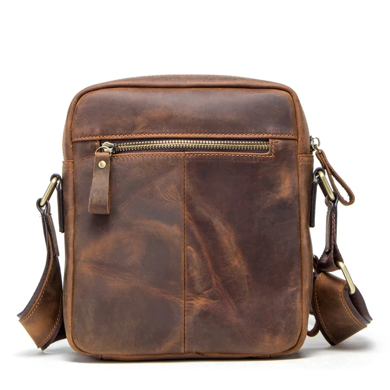 

Retro crazy horse leather men's shoulder bag leather men's messenger bag