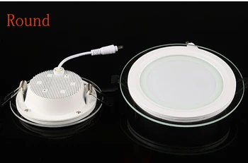 

CE RoHS 6W 12W 18W Square Round Led Panel Light Led Indoor Downlight Led ceiling down 110V-240V + Driver