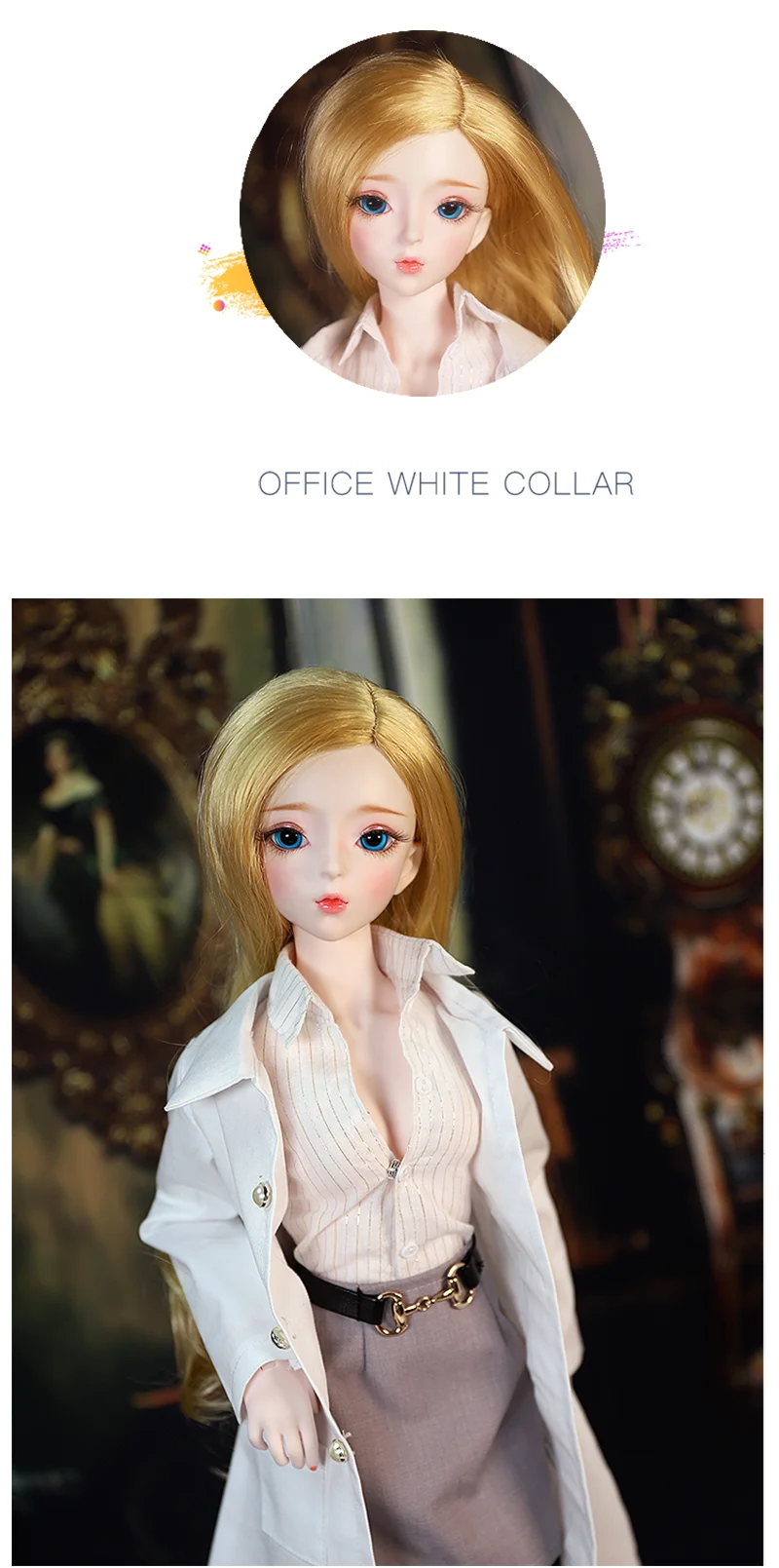 DBS 1/3 BJD кукла город детская серия механическое соединение тела с макияжем, 62 см Высота девушки, SD