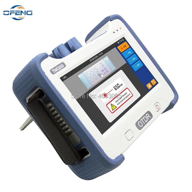 TMO350 OTDR 1310/1550/1625nm 35/33/33dB с VFL/КПМ/операции 10 мВт Сенсорный экран OTDR Оптический измеритель коэффициента отражения методом временных интервалов
