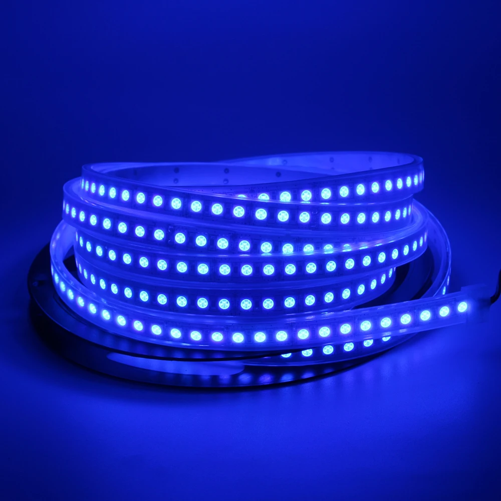 SMD 5054 LED Strip 5M 120leds/m diode Flexible 600 led Tape Light 12V 24V more bright than 5050 2835 5630 RGB white/warm white