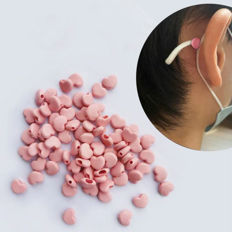 1000 PCs Love Adjustable Buckle Mask Silicone Ear Belt Elastic Anti-Slip stopper Buckles | Дом и сад