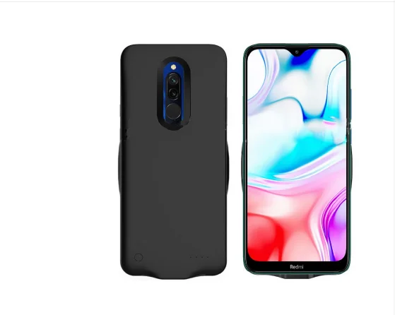 Чехол для зарядного устройства для Xiaomi Redmi 8, запасная задняя крышка с зажимом, чехол для аккумулятора, внешний аккумулятор для Redmi 8A, задняя крышка для зарядки, чехол