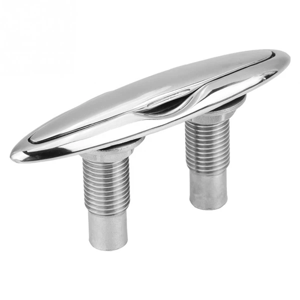 

ELEG-Boat Ship Mooring Dock Neat Cleat Stainless Steel Double-Deck Push-Pull Cable Bolt Marine Hardware Bollard Accessories