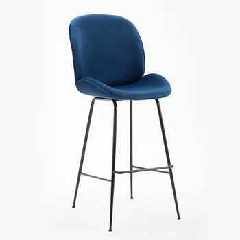

Modern Bar Stool Wrought Iron Stool Seat Indoor Backrest High Chair Sillas Sgabello Metal Bar Table Leisure Chair Minimalist