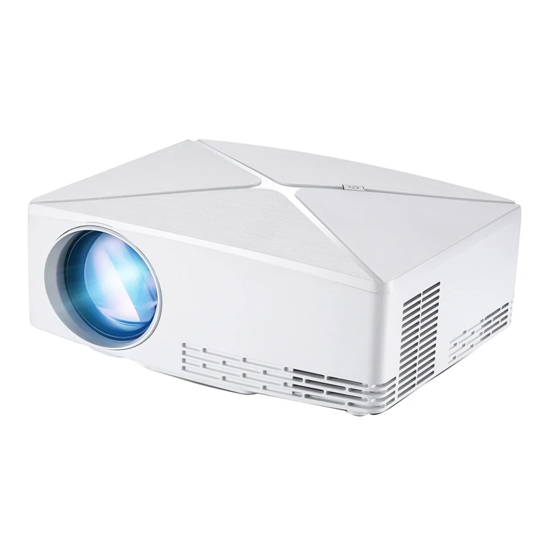 

LED Projector C80, 1280X720 Resolution, Mini Projector for 3D Home Cinema(EU Plug)