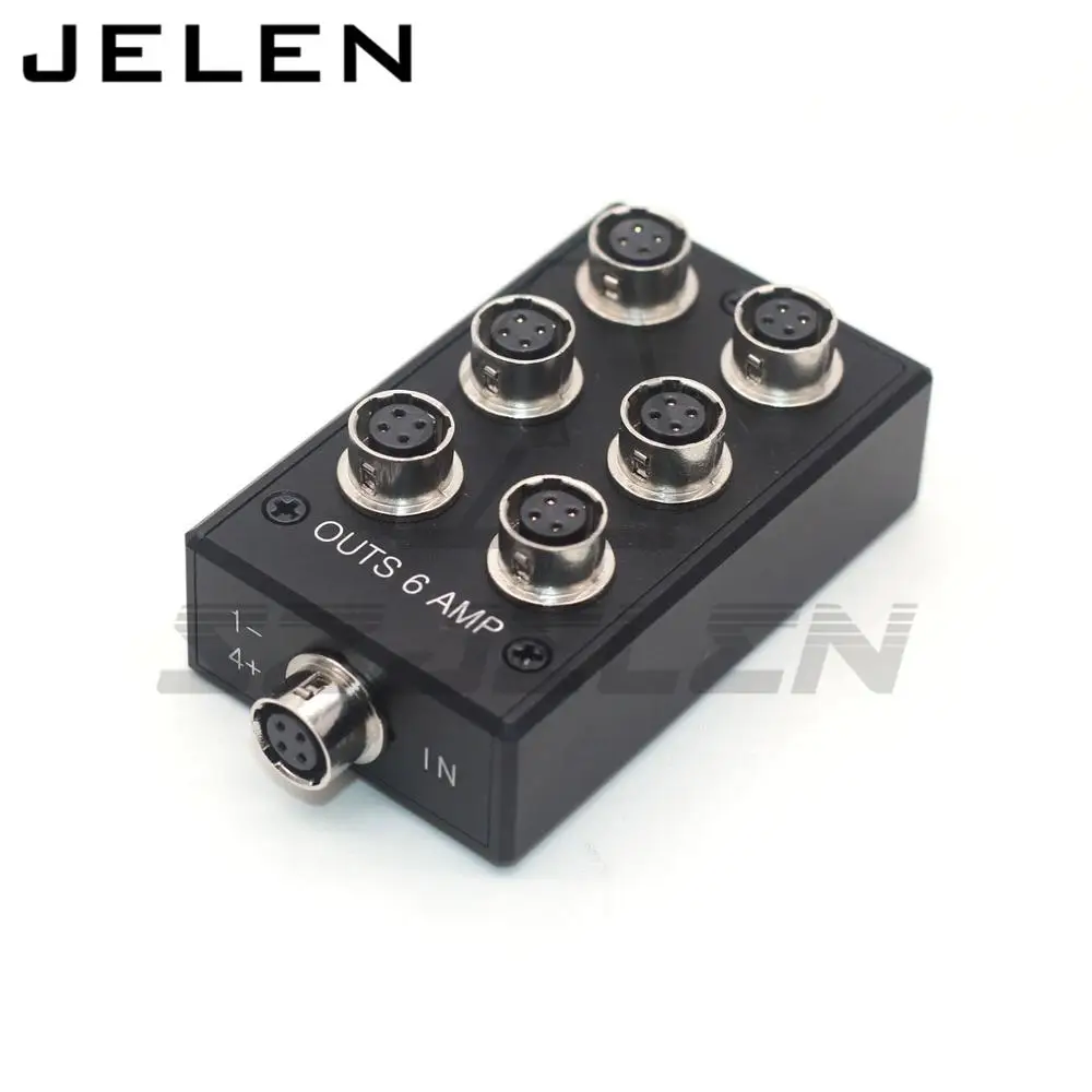 4 pin female to Hirose выходы питания 6 AMP для звуковых устройств 688 633 Zoom F8 Camera power fourway splitter