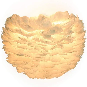 

Wall Lights LED Feather Wall Sconce Feather Wall Lamp Bedroom Bedside Banquet Living Room Hallway Aisle Wall Light Fixture