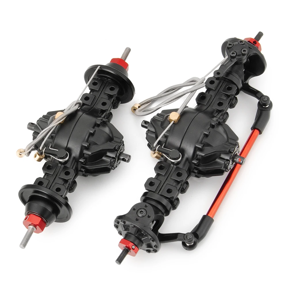

Axspeed Front/Rear Axle Differential Built-in Steel Gear Metal Alloy For 1/14 Tamiya Tow Drag Truck