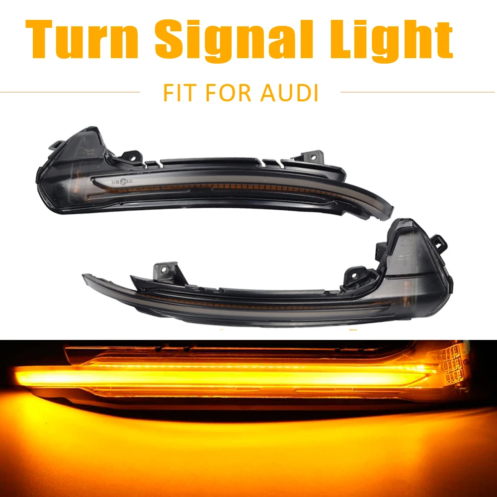 

For Audi A6 C7 C7.5 RS6 S6 4G 2012-2018 Dynamic Turn Signal Light LED Side Wing Rearview Mirror Indicator Blinker Lamp