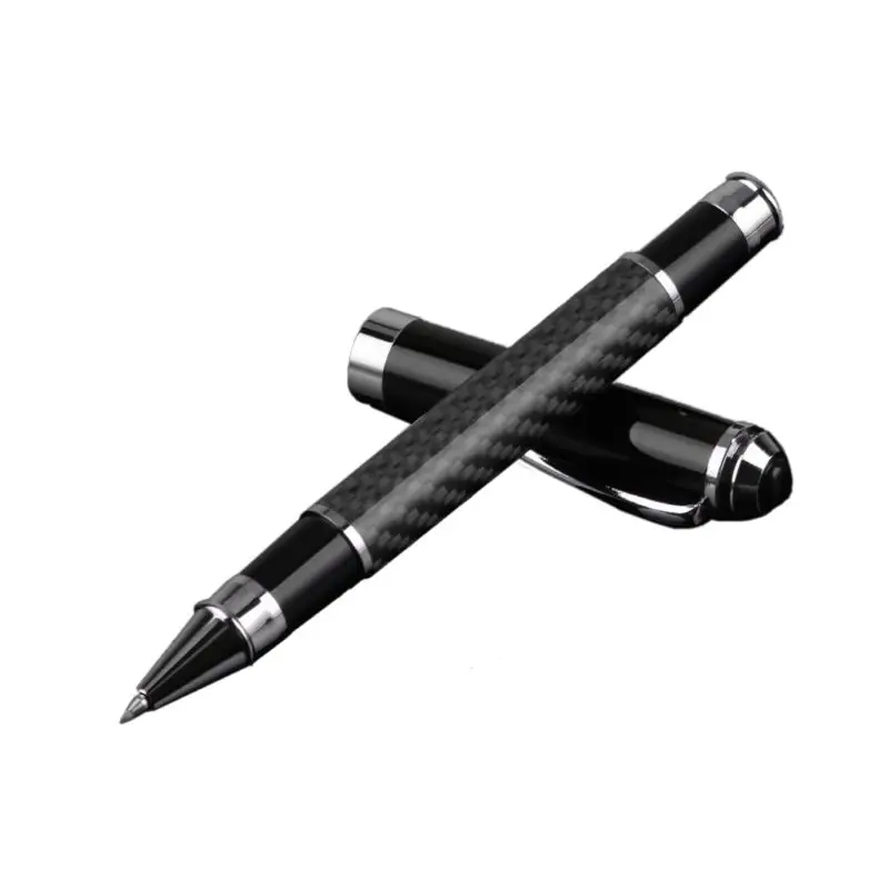 

Carbon Fiber Signature Gel Ballpoint Pen Black Ink Business Writing Stationery