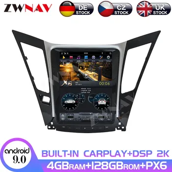 

Android 9 4+128G PX6 Vertical Tesla Screen With DSP Carplay Car Multimedia DVD Player For Hyundai Sonata 8 2012 2013 2014 Radio
