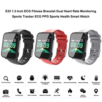 

New ECG Monitor Smart Bracelet with Heart Rate Casual Fashion Waterproof Fitness Tracker ECG Monitor Smart Watch Android IOS