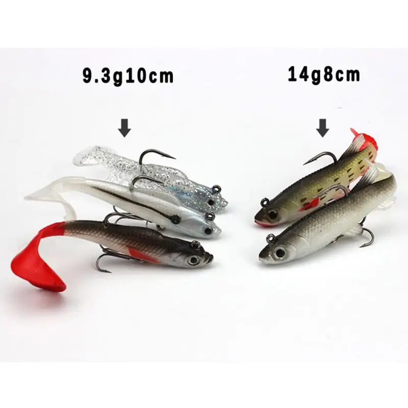5 шт. Мягкая приманка крюк Jig Head Curl хвост для доставки прикорма и оснастки Шестерни