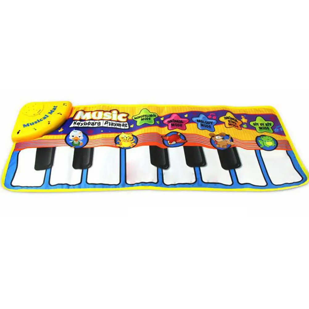 GloryStar Детские пальчики для малышей сенсорные электронные фортепиано узор музыкальная игра ковер обучающая игрушка