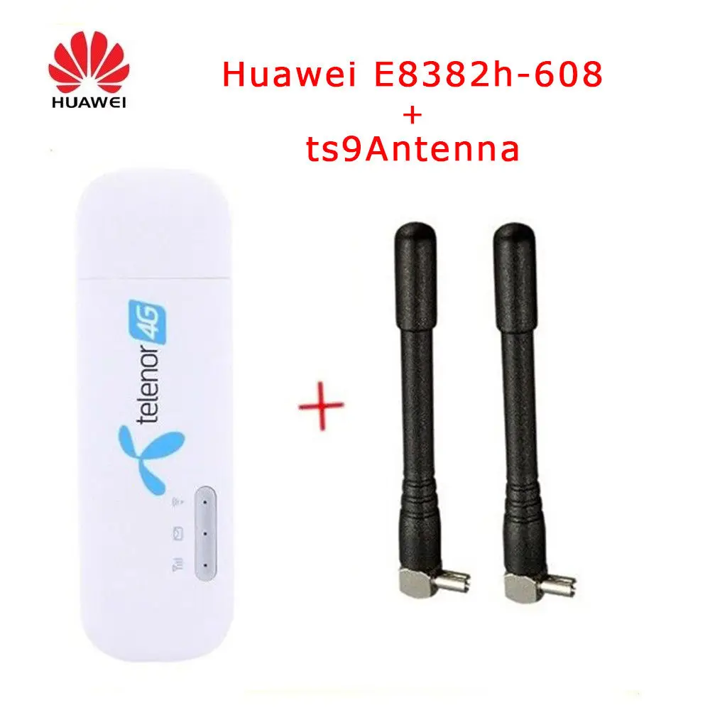 

Разблокированный автомобильный модем Huawei E8372 (плюс пара антенн) LTE USB Wingle LTE 4G USB Wi-Fi E8372h-608 E8372h-153