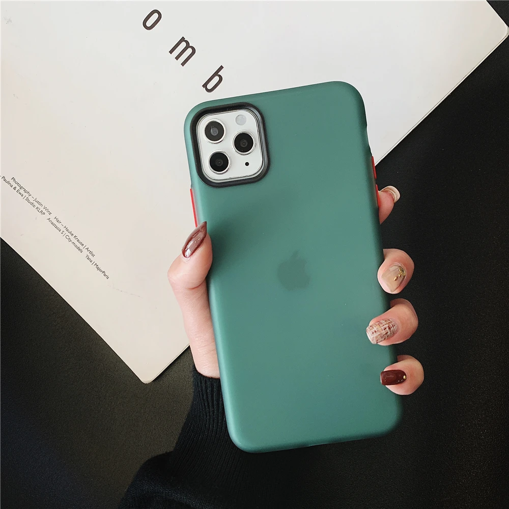 Ультратонкий Мягкий чехол для телефона iPhone 11 Pro Max 7 8 6 6s Plus X XR XS Max противоударный матовый прозрачный силиконовый чехол