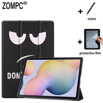 

3in1 Utra Slim Luxury Folio Stand Lightweight Leather Case Smart Cover +Film +Stylus For Samsung Galaxy Tab S7 Plus SM-T970 T975