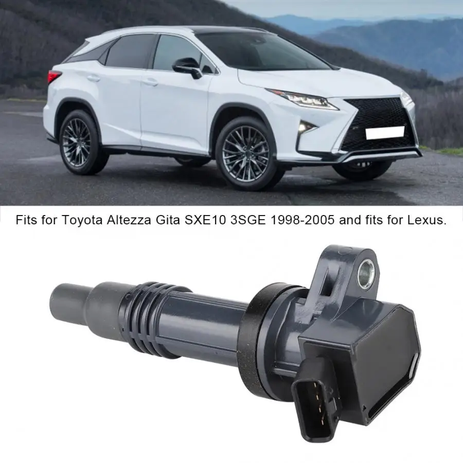 Катушка зажигания 90919-02236 подходит для Toyota altezza Gita SXE10 3SGE 1998 1999 2000 2001 2002-2005 автомобильные аксессуары