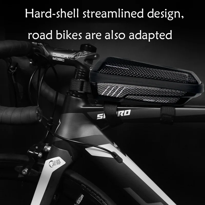 

Bicycle Bike Bags Beam Front Pack Saddlebag Tube Bag Mountain Bike Saddle Bag Waterproof Large Capacity Ultralight Bike Bags