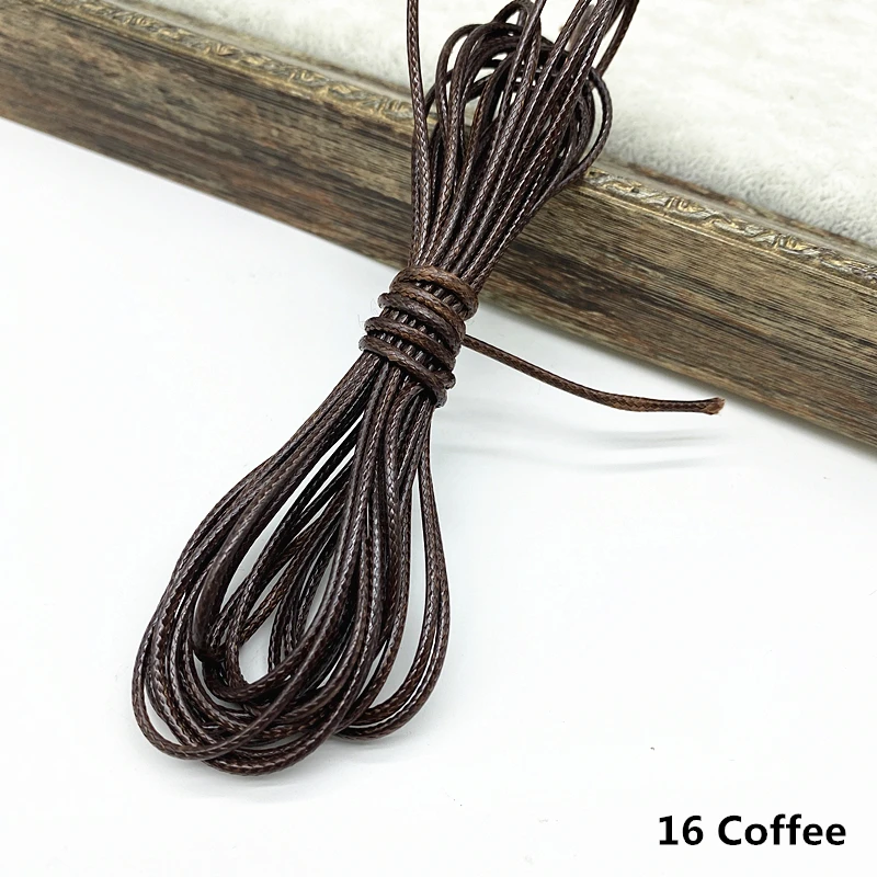 Waxed Thread 5 yards 1.5mm Necklace Bracelet Pendant Earrings Jewelry Making DIY