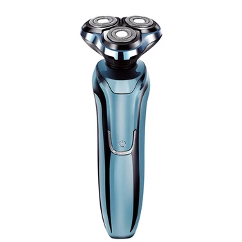 

USB Rechargeable Electric Shaver Electric Beard Trimmer Shaving Machine for Men Beard Razor Wet-Dry Dual Use Washable 4D Smart