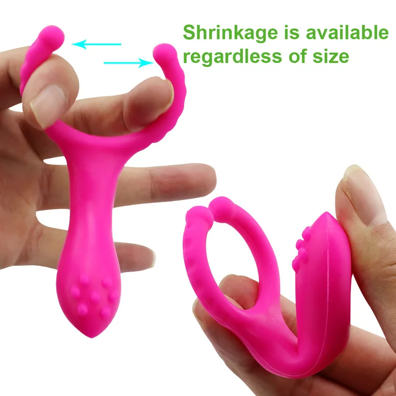 

G Spot Stimulation Vibrator For Men Women Silicone Prostate Massage Vibration Clip Intimate Goods Erotic Sex Toy For Male Female