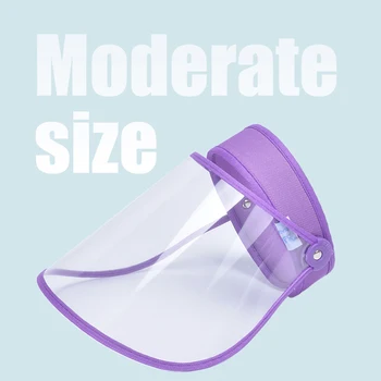 

Anti Splash Mask Protective Face Shield Transparent Flip Up Elastic Band Full Face Cover Child Adult Dust-proof Face Mask