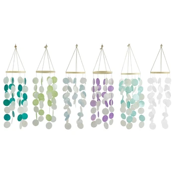 

Natural Shells Wind Chimes Creative Birthday Gifts Bedroom Balcony Room Windchimes Home Garden Decorations