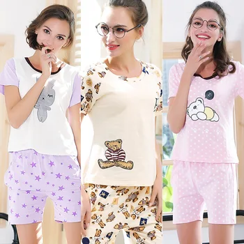 

Casual Summer pajamas loungewear women women pajamas set ladies lingerie High Quality
