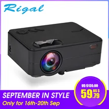 Rigal Mini Projector RD813 2000Lumen LED WiFi Android 6.0 Projector 3D Beamer Ondersteuning HD 1080P Draagbare Home TV theater Cinema(China)