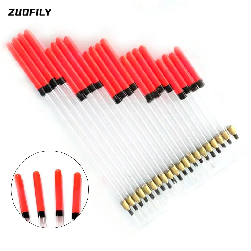 20PCS5SizesClearFishingFloatsFloatingStemTubesKitsforCarp