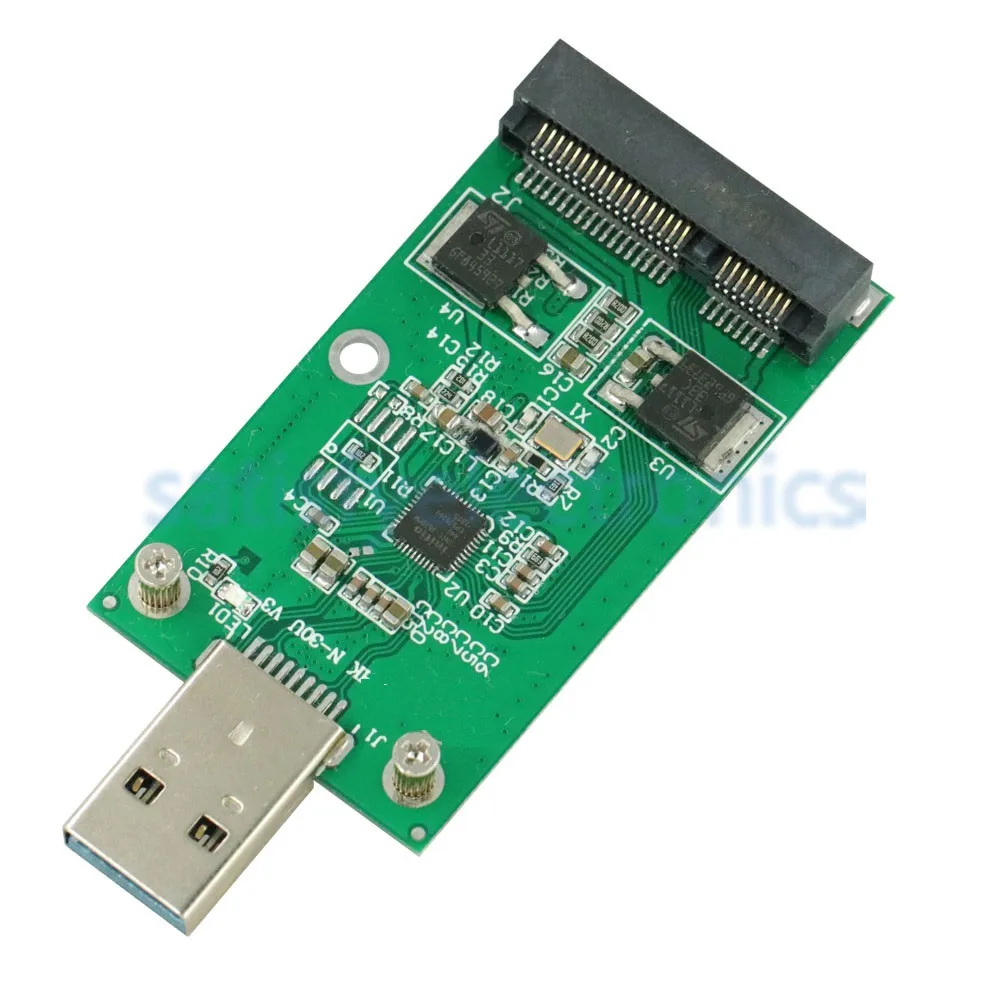 Мини mSATA PCI-E 1," SSD для 40pin ZIF CE кабель адаптер конвертер карта