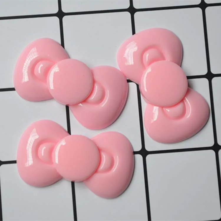 

50pcs big resin flatback bowknot bow tie for fridge magnet stickers phone case stickers hand craft supplies
