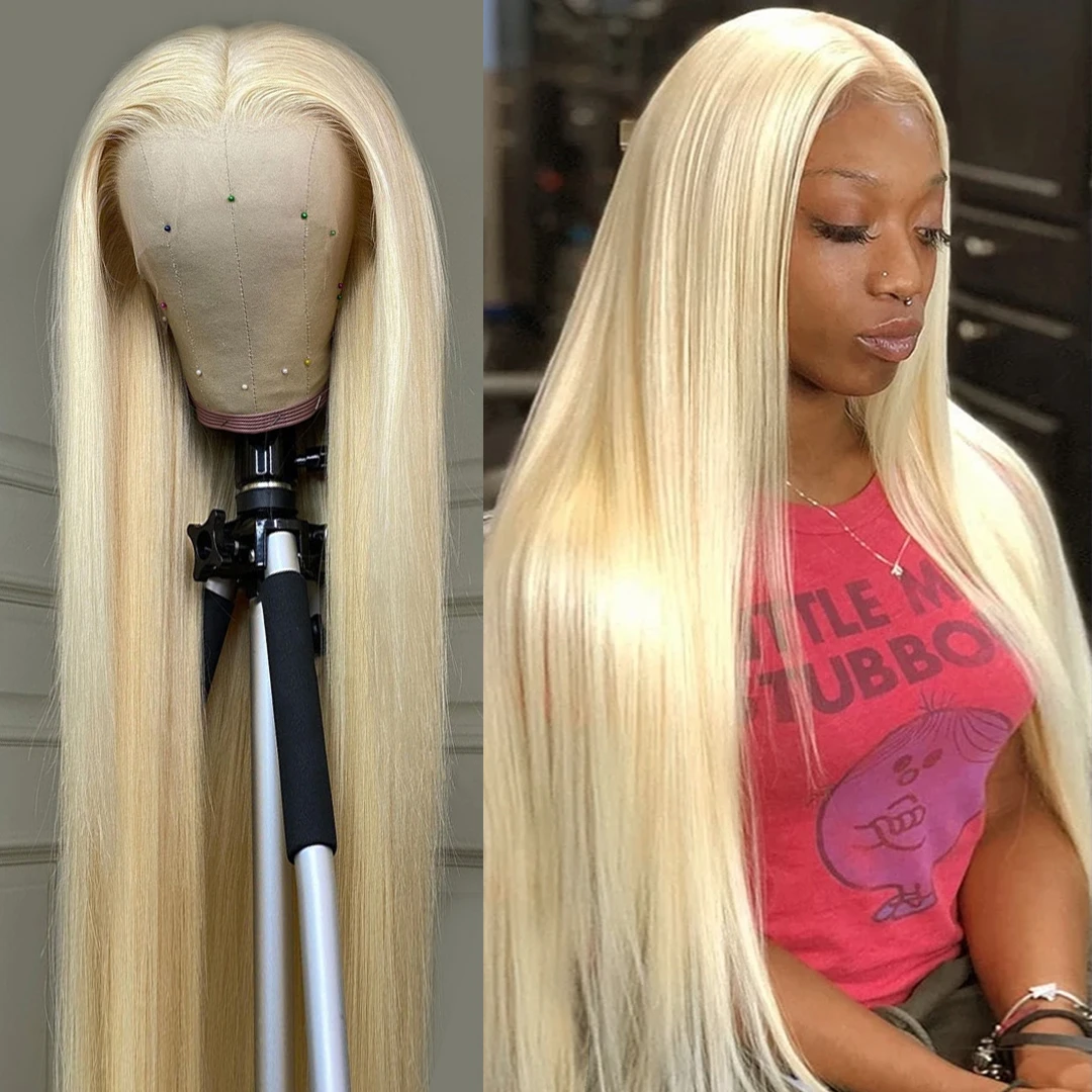 Cexxy 613 Blonde Lace Front Human Hair Wigs Pre Plucked With Baby Hair 613  Lace Front Wig 28 30Inch Wig Transparent lace Wig|Human Hair Lace Wigs| -  AliExpress