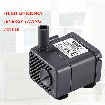 

5W-25W Ultra-Quiet Submersible Pump Filter Aquarium Fish Tank Powerhead Fountain Water Hydroponic Aquarium Rockery Fish Pond